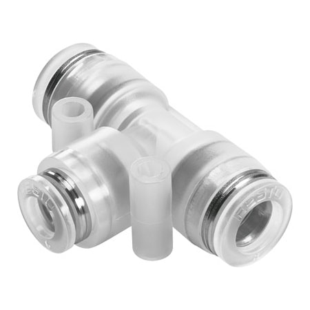 Festo Push-In T-Connector NPQP-T-Q12-Q10-FD-P10 NPQP-T-Q12-Q10-FD-P10